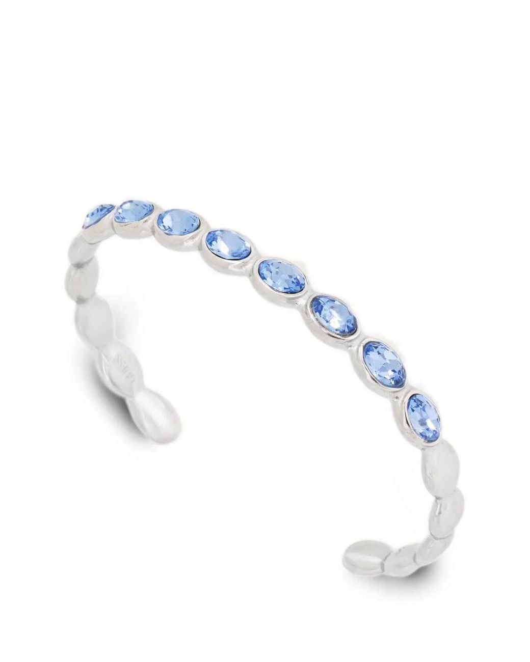 Guess Blue Divine Crystal-Embellished Cuff Bracelet