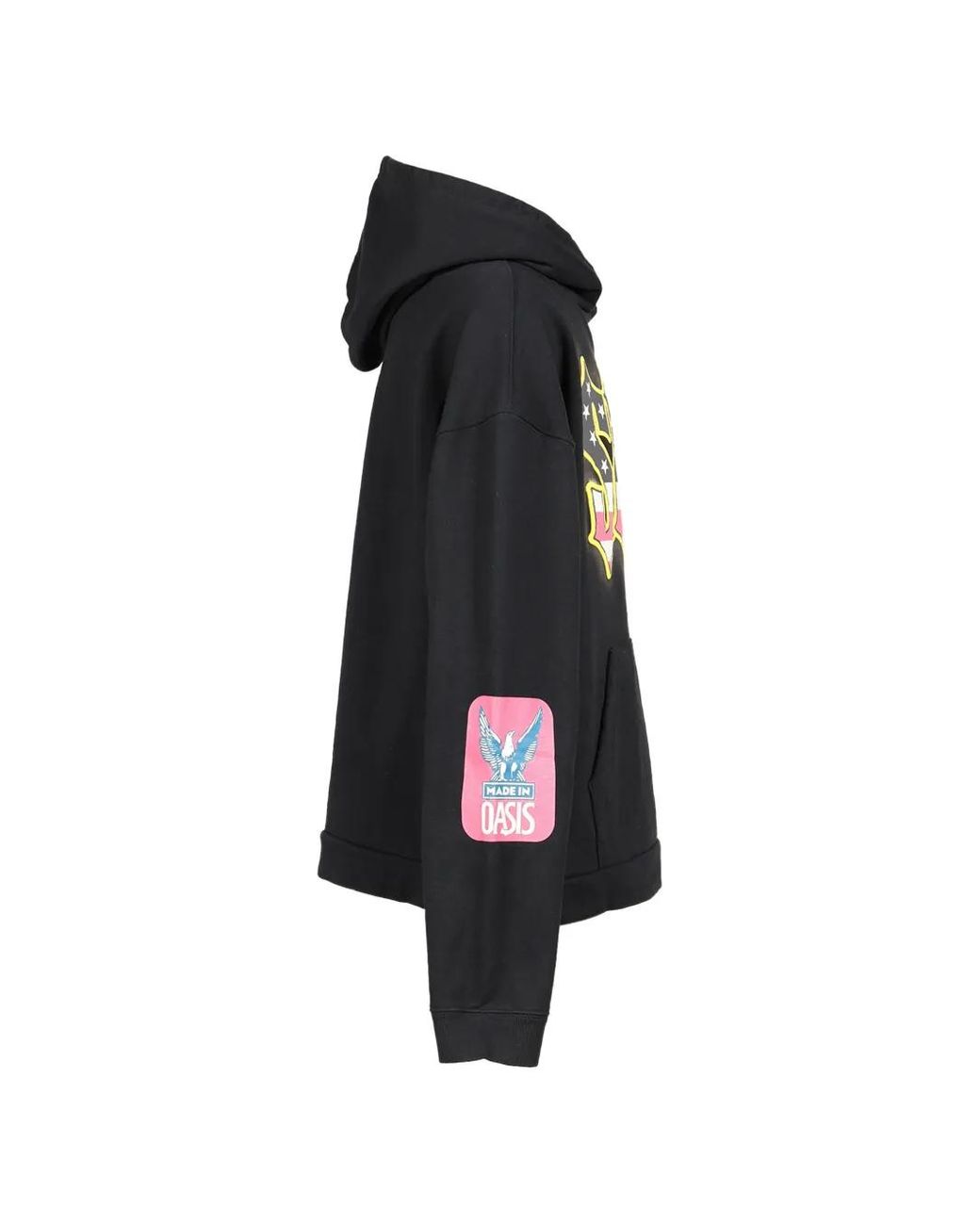 JUN/NAKAYAMA Black Graphic-Print Surf Hoodie for men