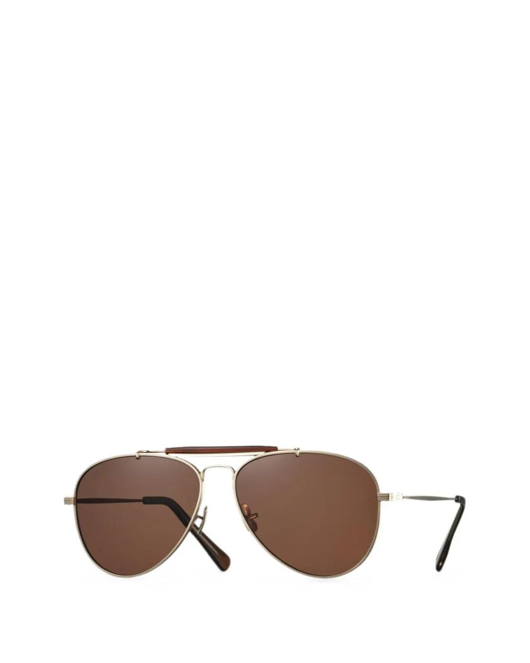 Eyevan 7285 Brown Lunettes De Soleil Astro À Monture Pilote