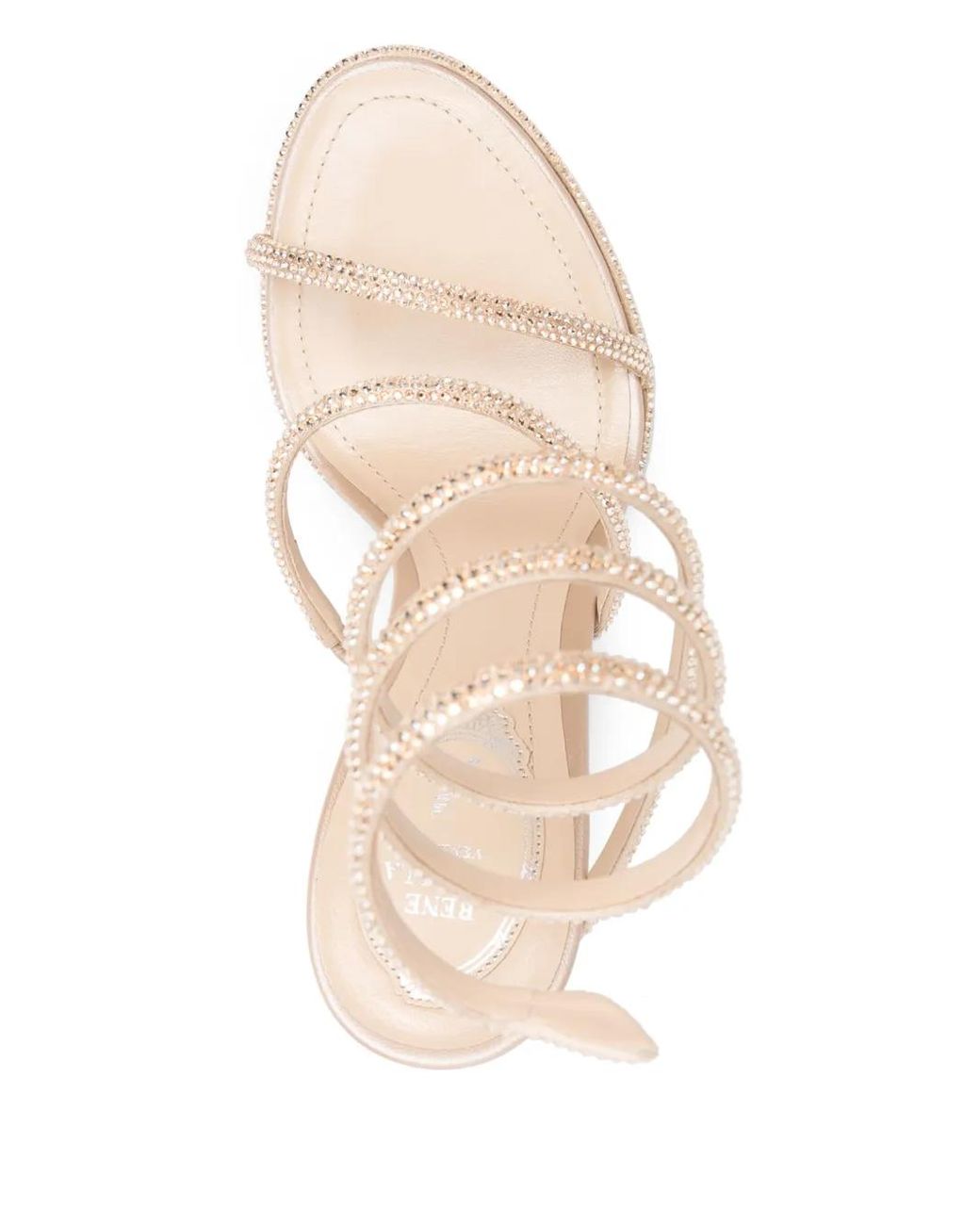 Rene Caovilla White 100Mm Cleo Sandals