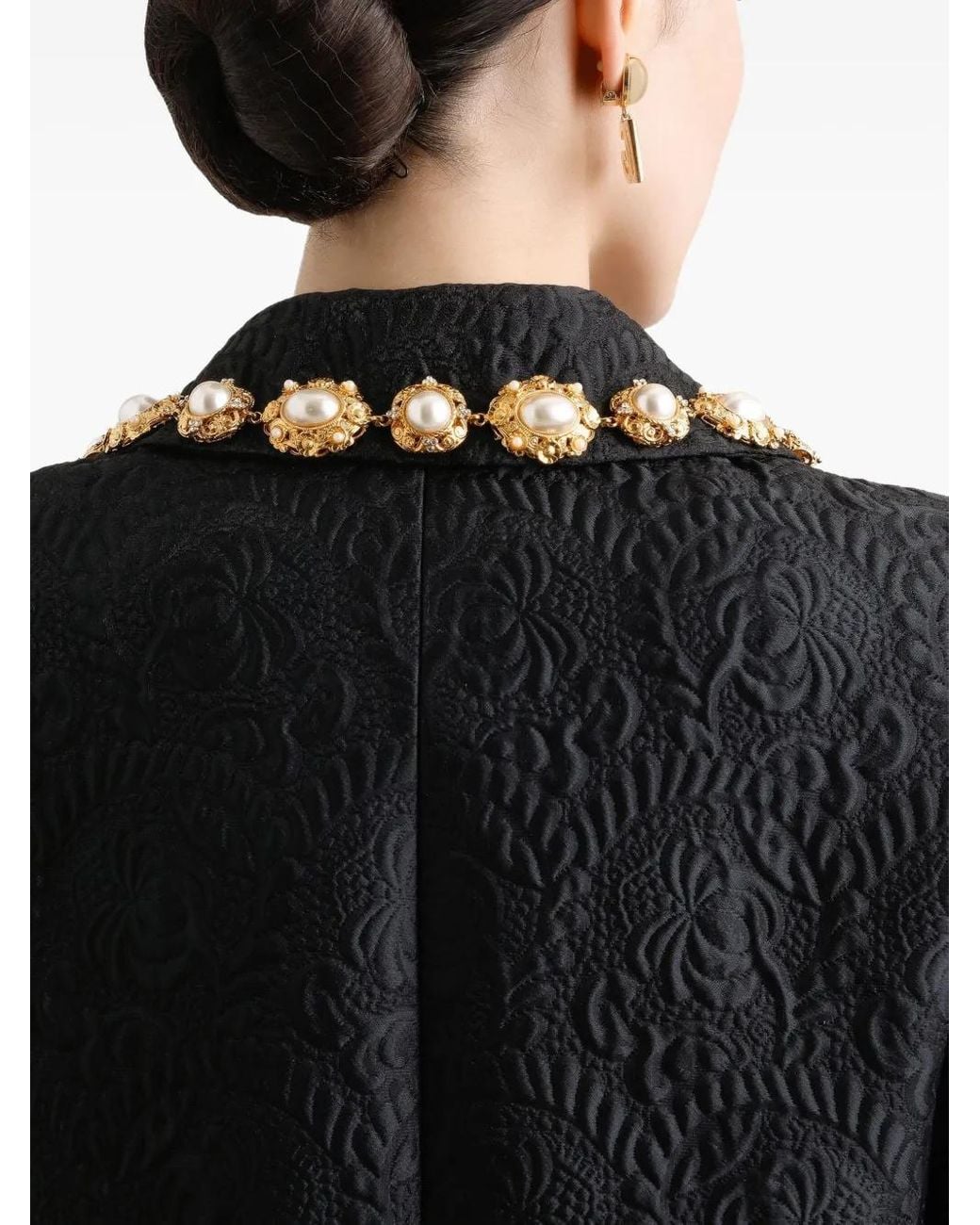 Dolce & Gabbana Black Dna Jacquard Jacket