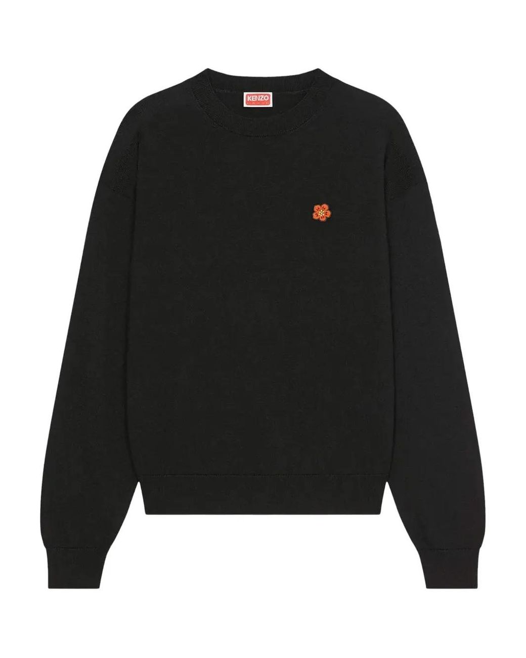 KENZO Black Logo Sweater for men