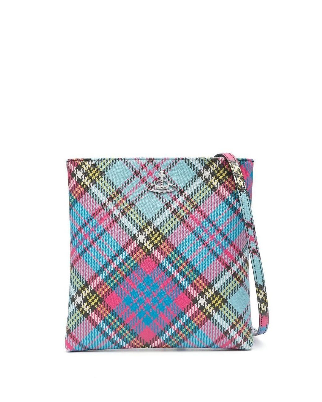 Vivienne Westwood Squire Square Leather Crossbody Bag in Blue Lyst