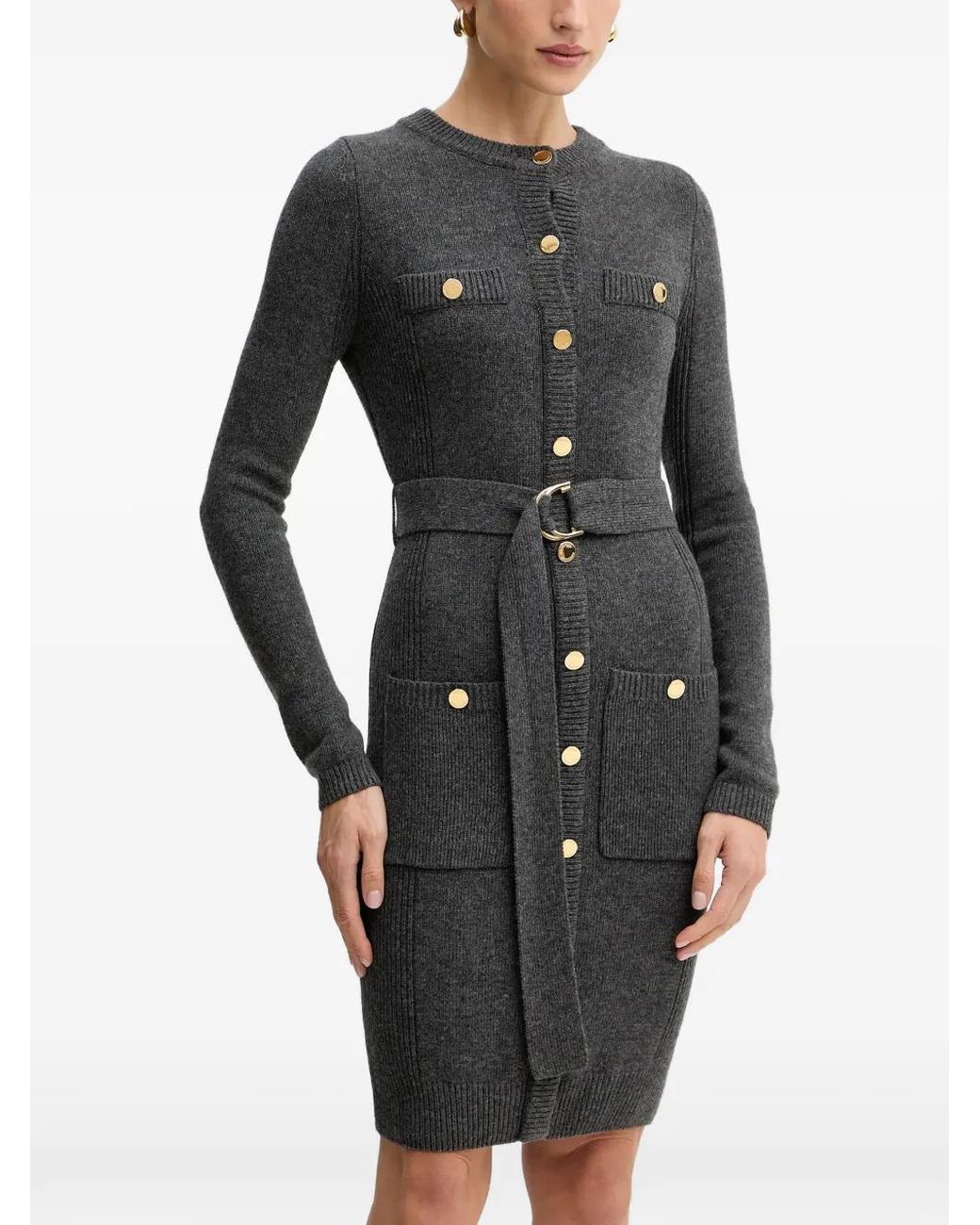 MARCIANO BY GUESS Belted Mini Dress in Black | Lyst MARCIANO BY GUESS Belted Mini Dress in Black | Lyst