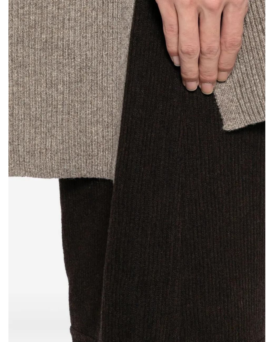 Jan Jan Van Essche Gray Wool Jumper for men