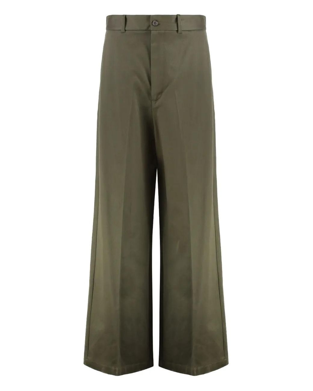 Nili Lotan Green Wide-Leg Trousers