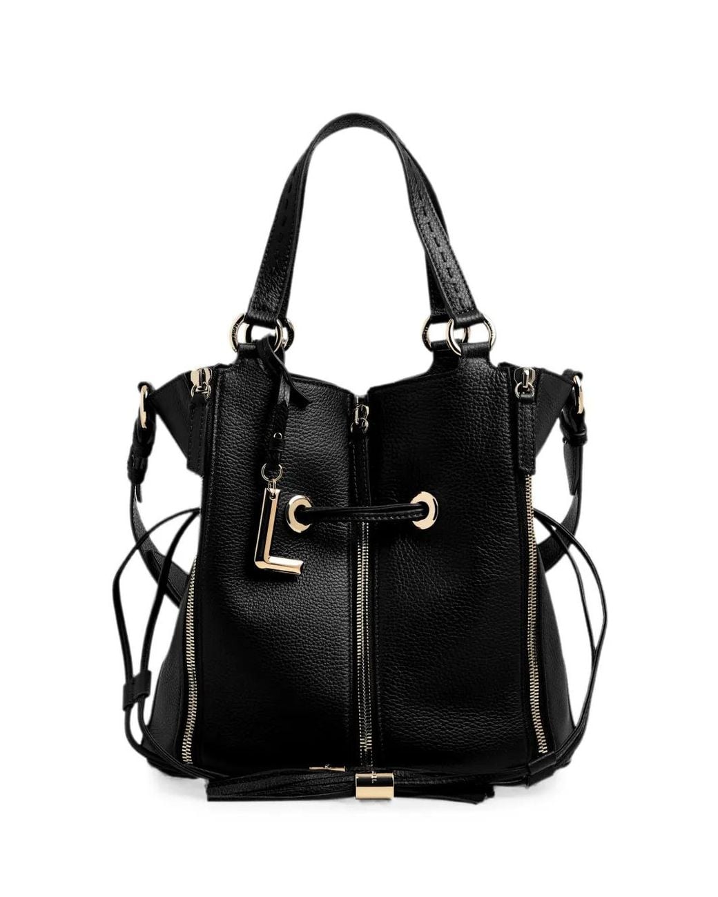 Lancel Black Sac Seau Premier Flirt Médium