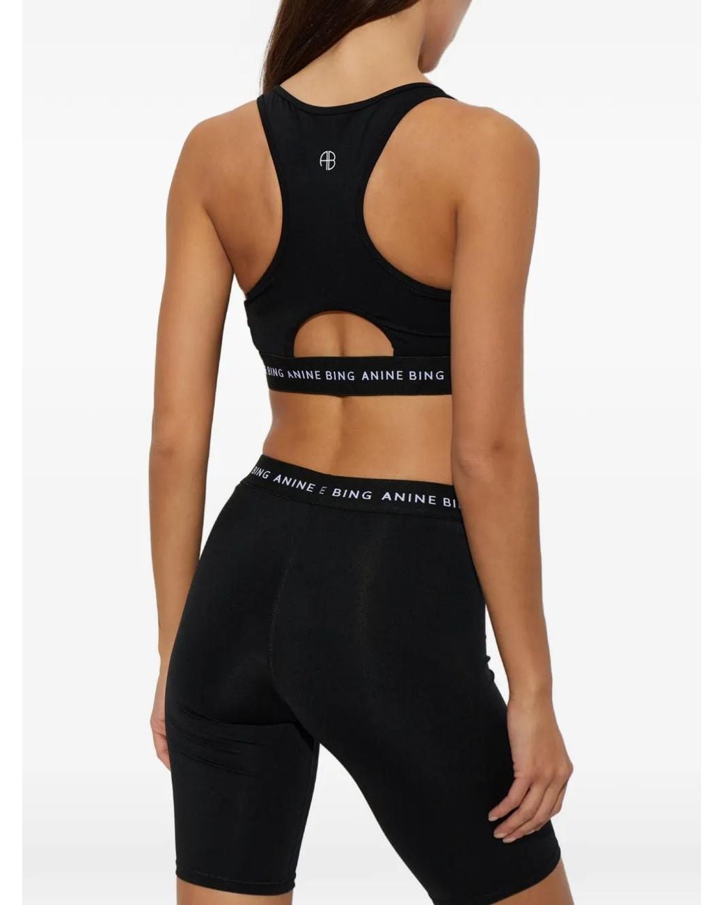 Anine Bing Black Nono Bra