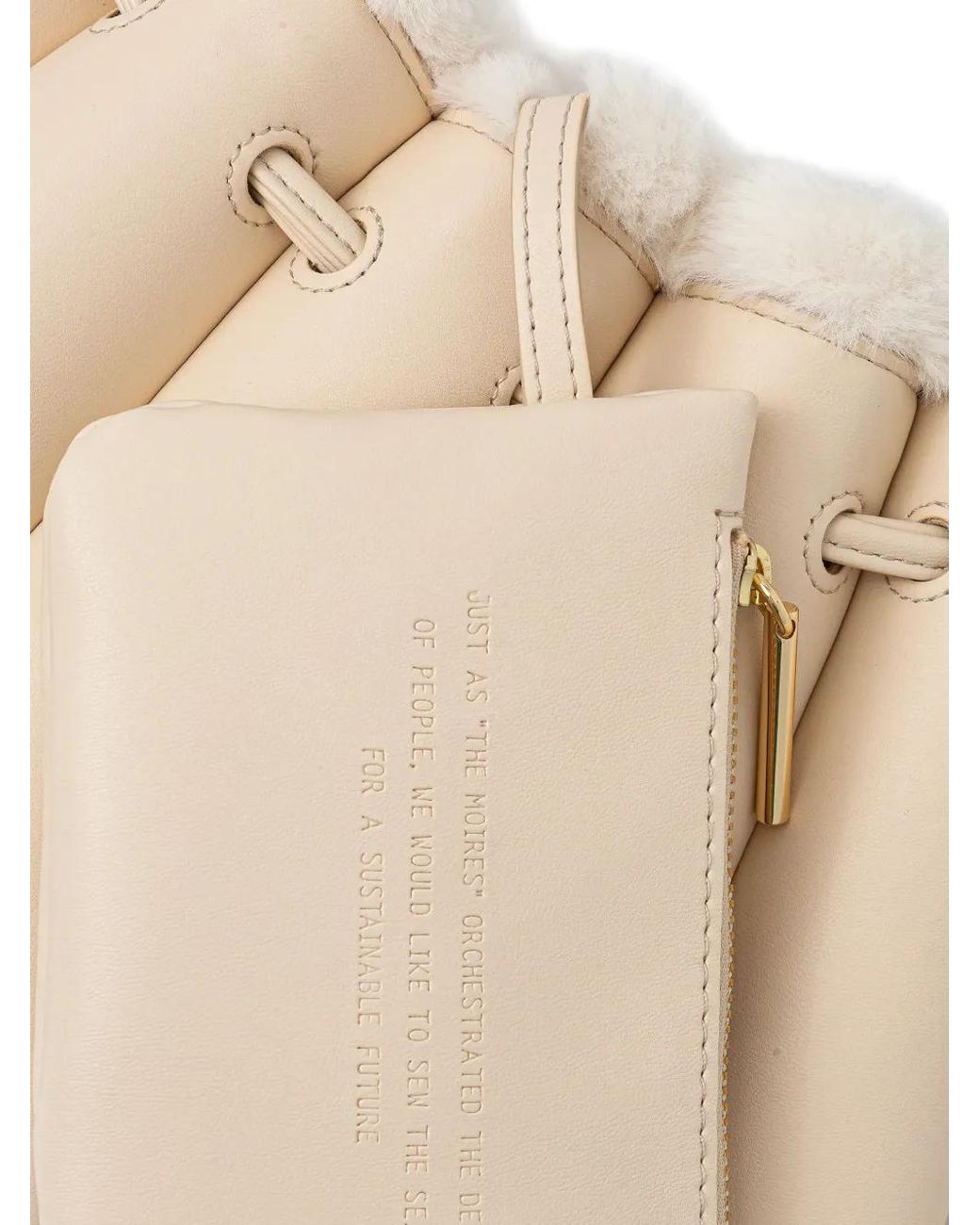 THEMOIRÈ Natural Padded Cross Body Bag
