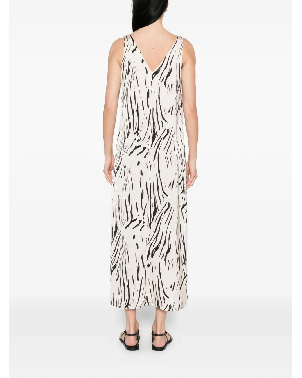 Pennyblack White Printed Midi Dress