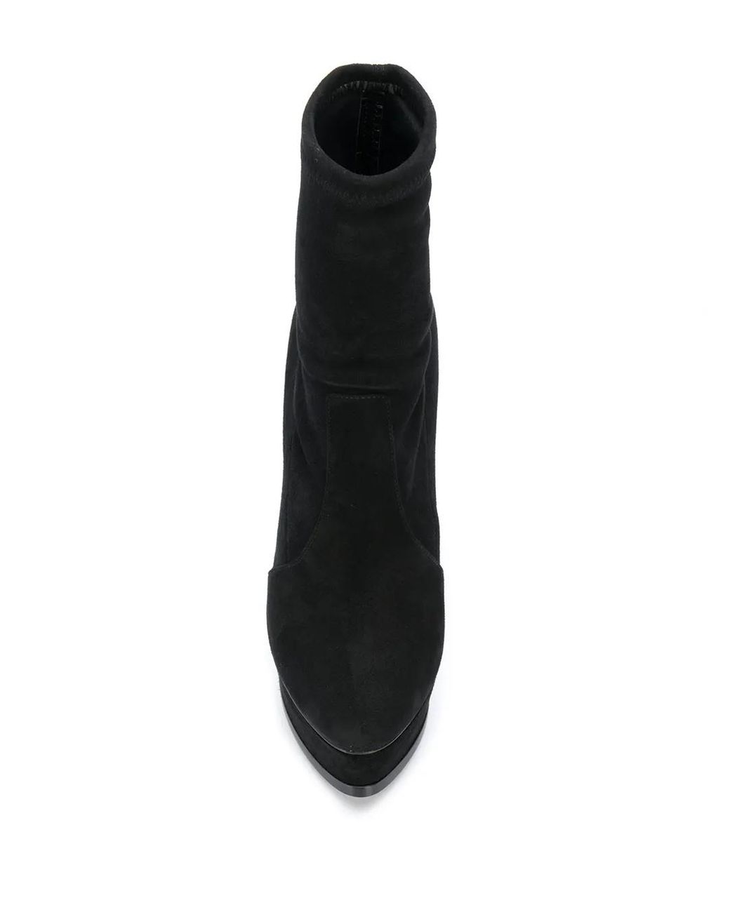 Casadei Black Platform Ankle Boots