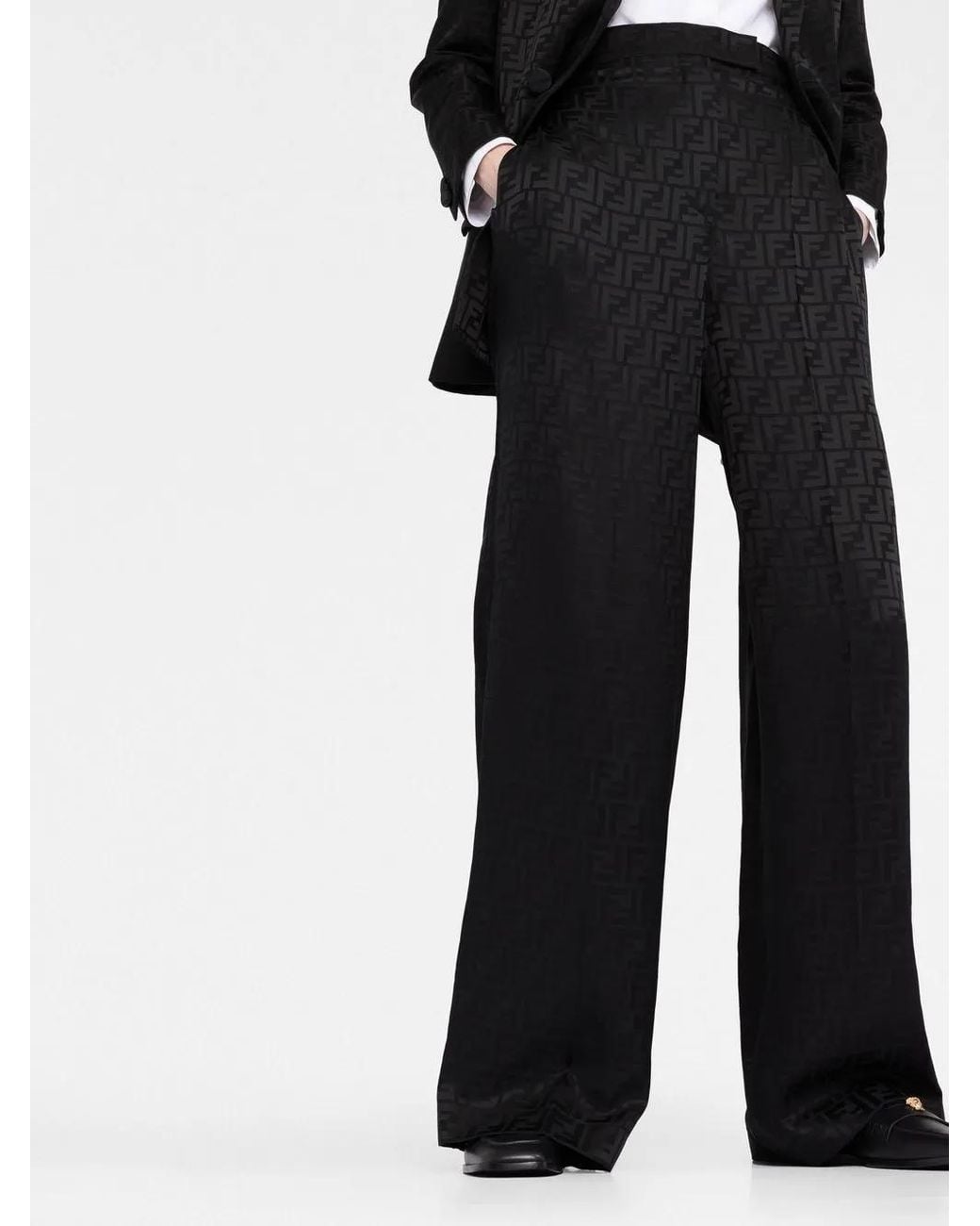 Fendi Black Pantalone-42