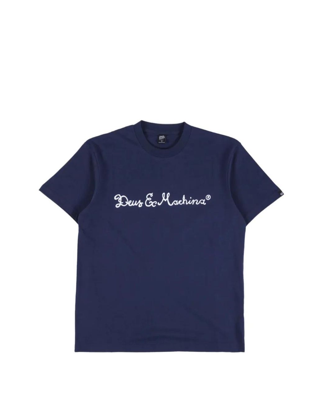 Deus Ex Machina Blue Logo-Print T-Shirt for men
