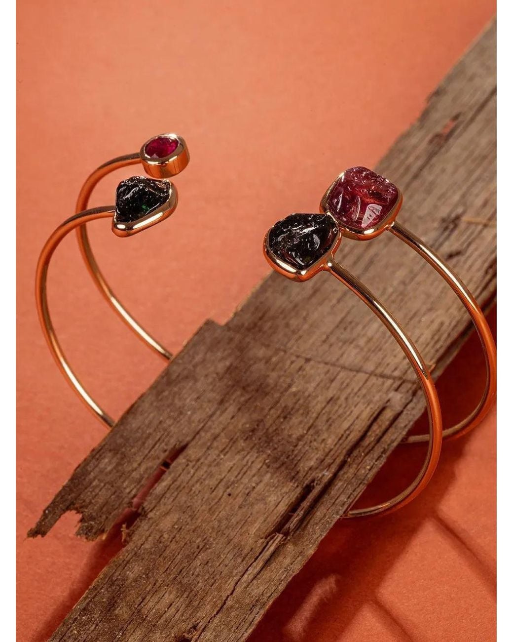 CLARA CHEHAB Pink Elemental Sapphire And Tourmaline Bracelet