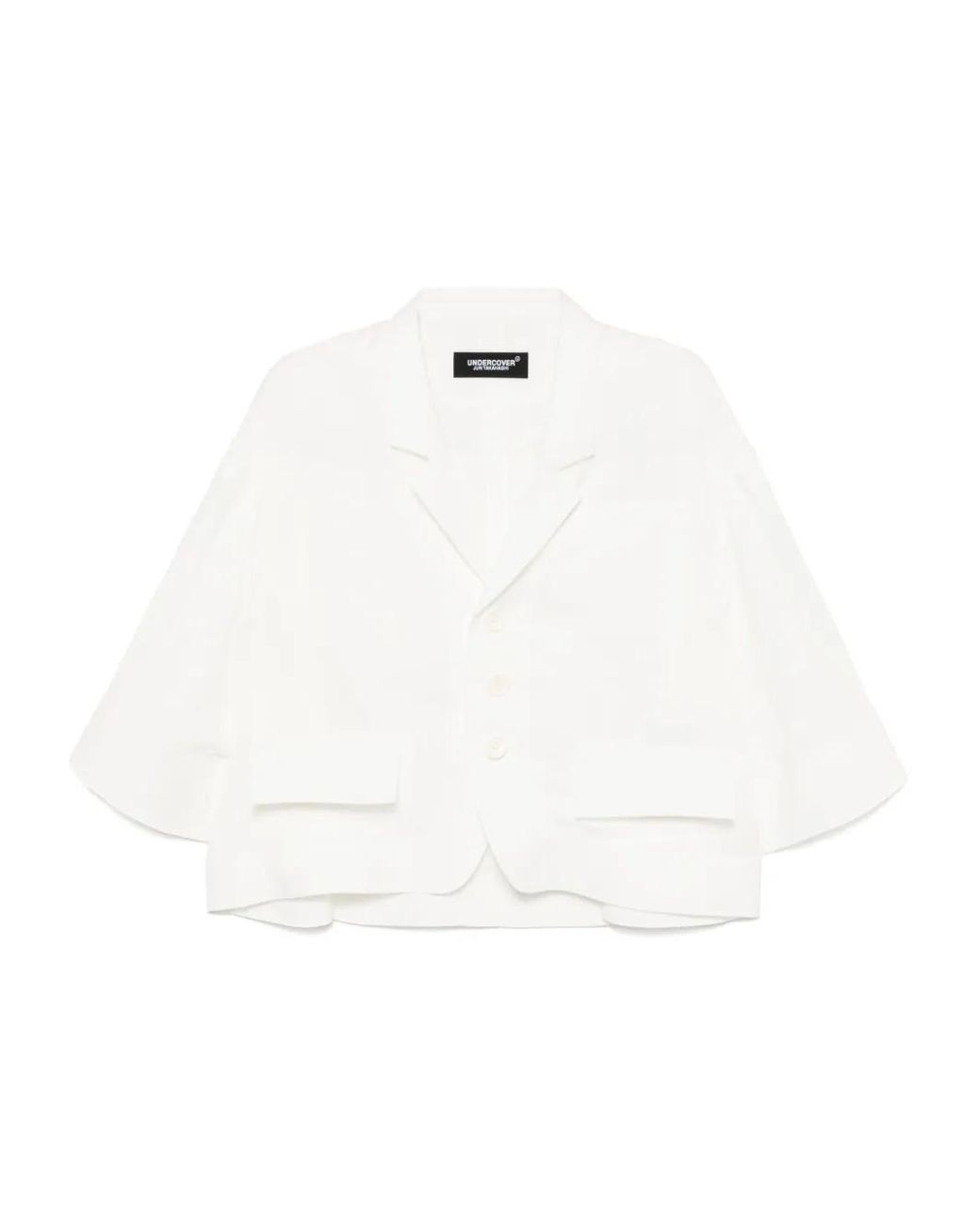 Blazer Con Botones Undercover de color White