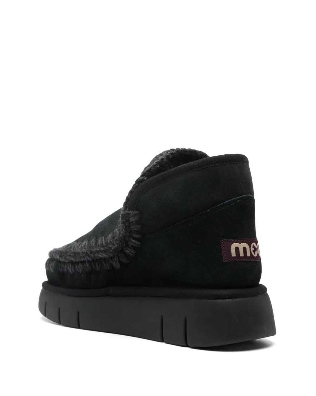 Mou Black Ankle Boots