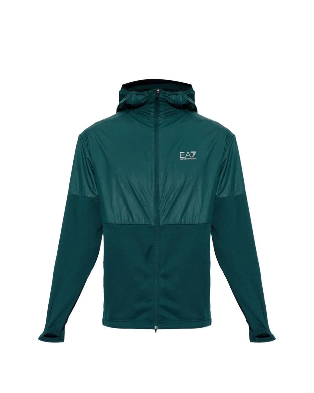 EA7 Green Veste Vigor 7 À Logo Imprimé for men