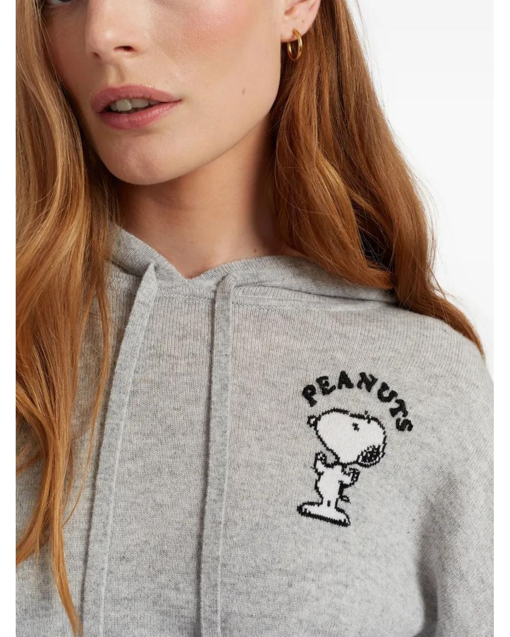 Chinti & Parker Gray X Peanuts Athletics Hoodie