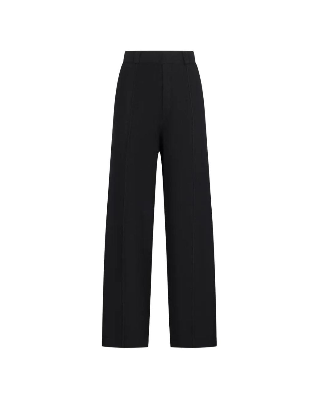 Not Shy Black Eliana Straight-Leg Trousers