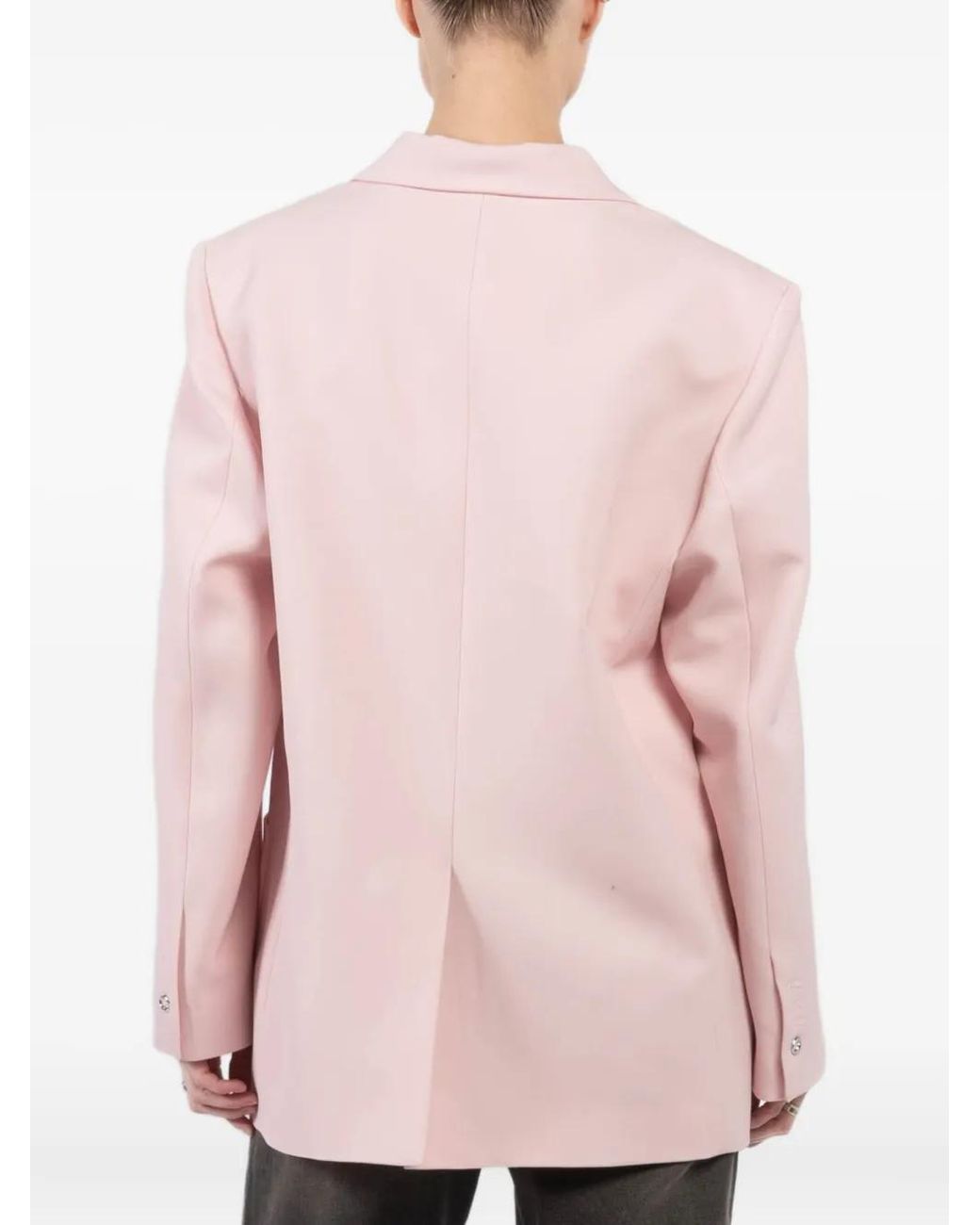 Coperni Pink Button-Up Blazer