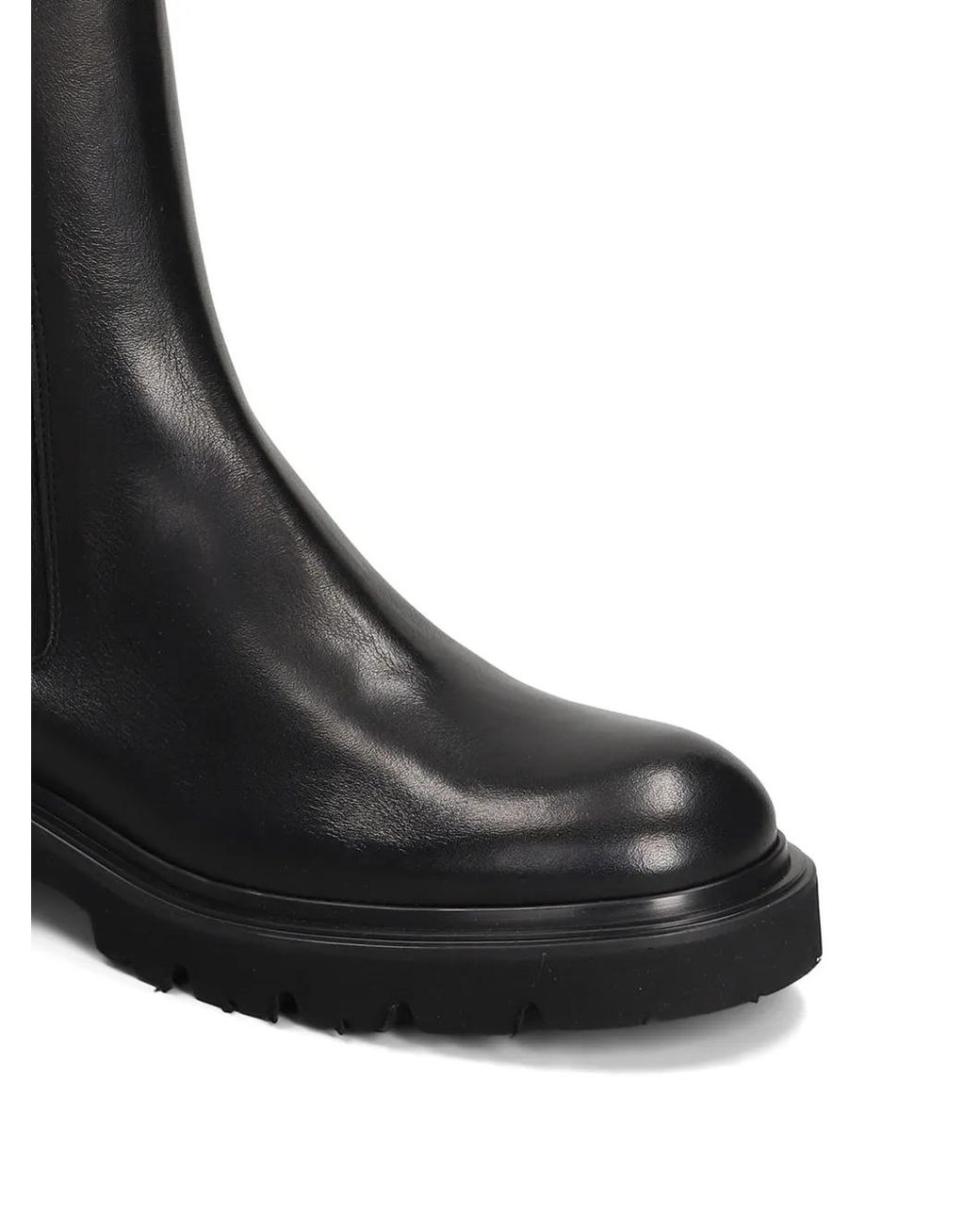 Evaluna Black Chunky-Sole Chelsea Boots