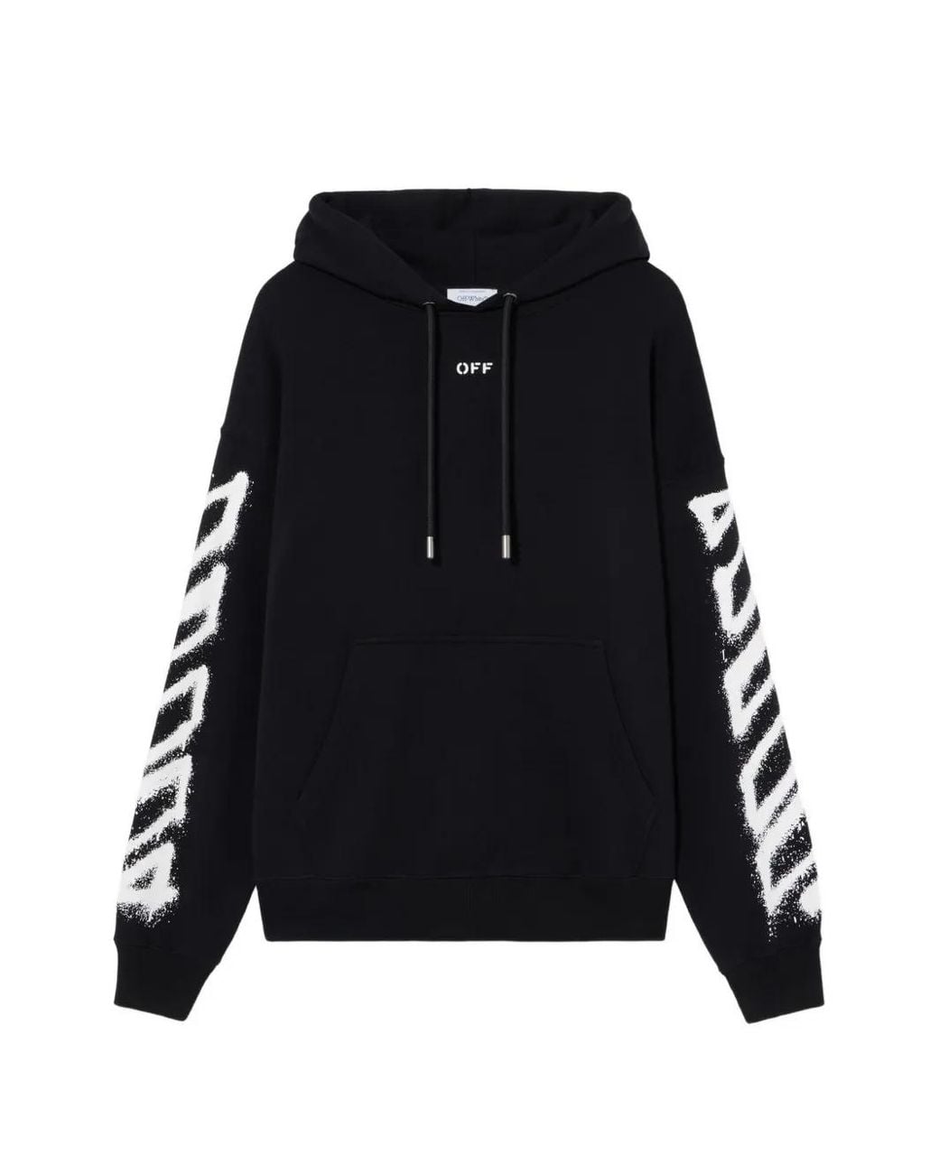 Off-White c/o Virgil Abloh Black Spray Can Arrow Skate Hoodie for men