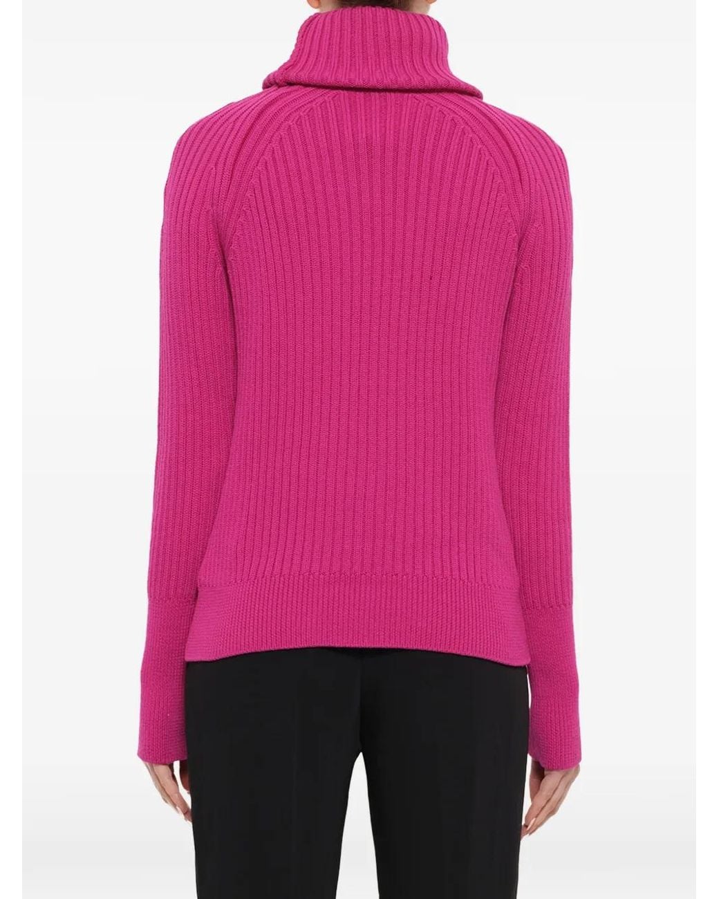 KENZO Pink Roll-Neck Sweater