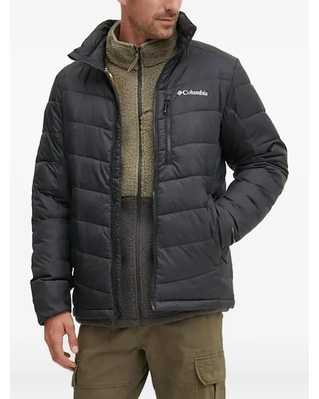 Columbia Gray Labyrinth Loop Ii Quilted Chevron-Pattern Jacket for men