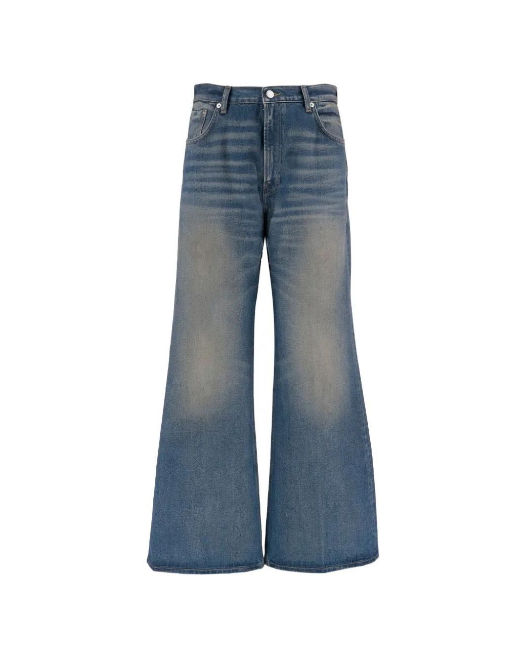 Haikure Blue Jean Ample À Effet Délavé
