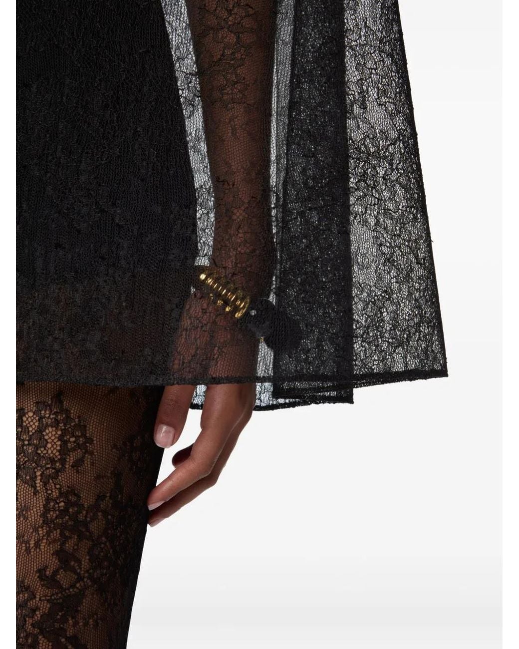 Nina Ricci Black Lace Blazer