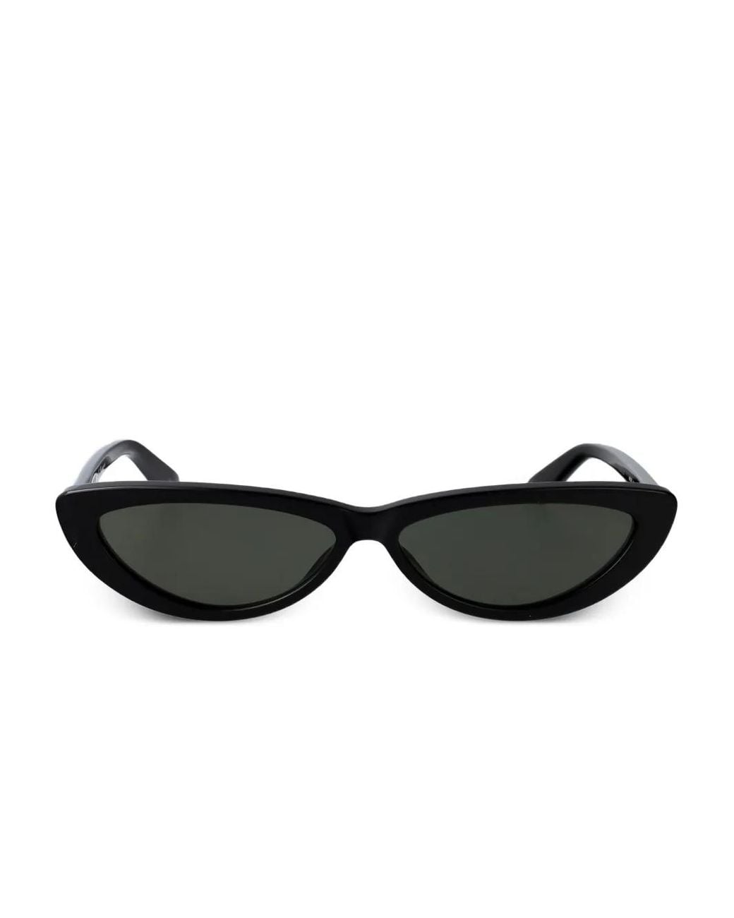 McQueen Black Cat-Eye Frame Sunglasses