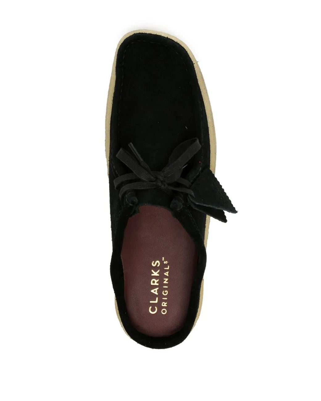 Clarks Black Wallabee Cup Slip-On Loafers for men