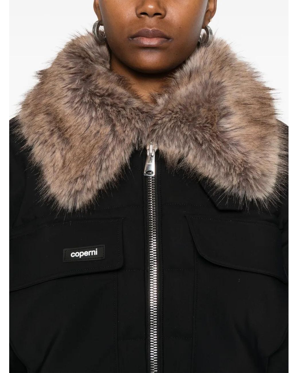 Coperni Black C+ Bomber Jacket