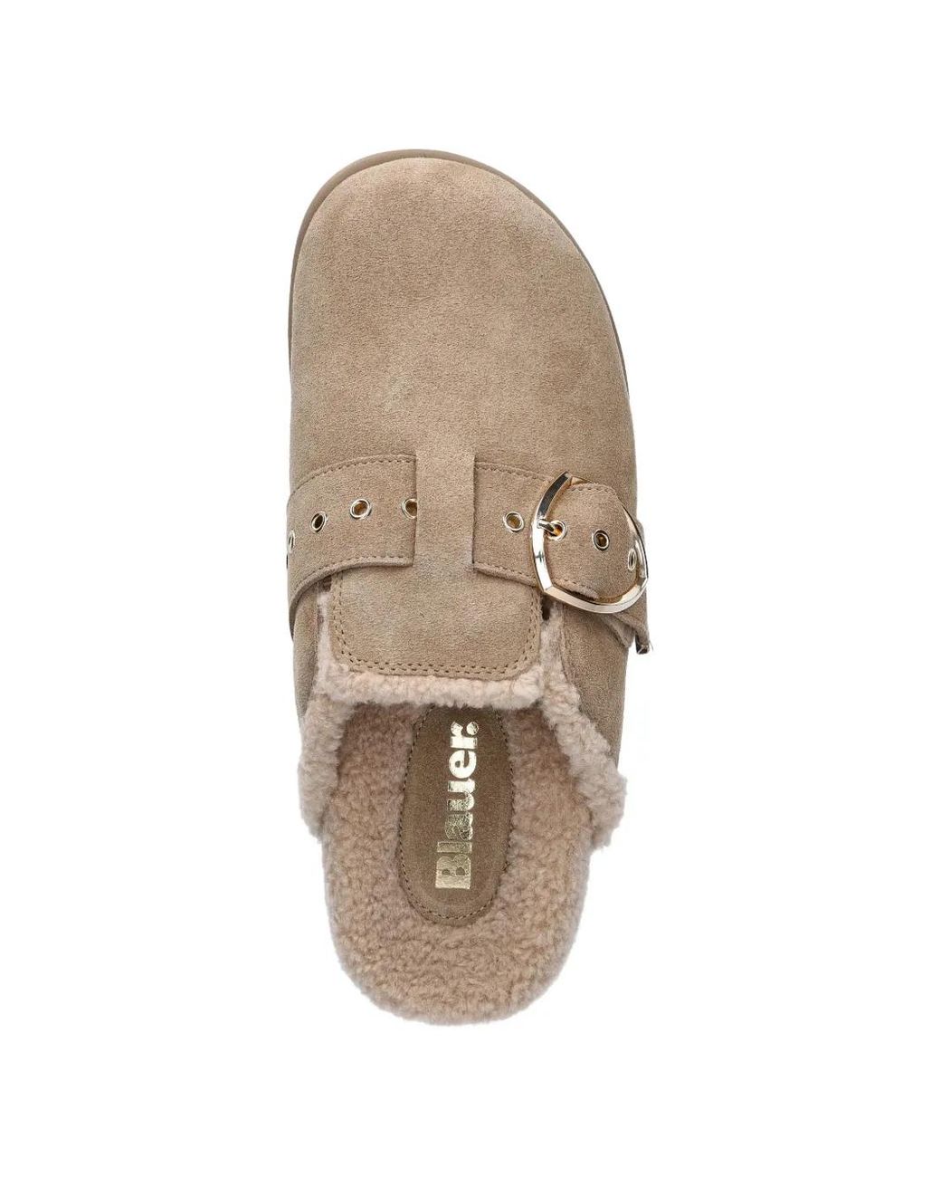 Blauer White Glade Buckle-Detail Loafers