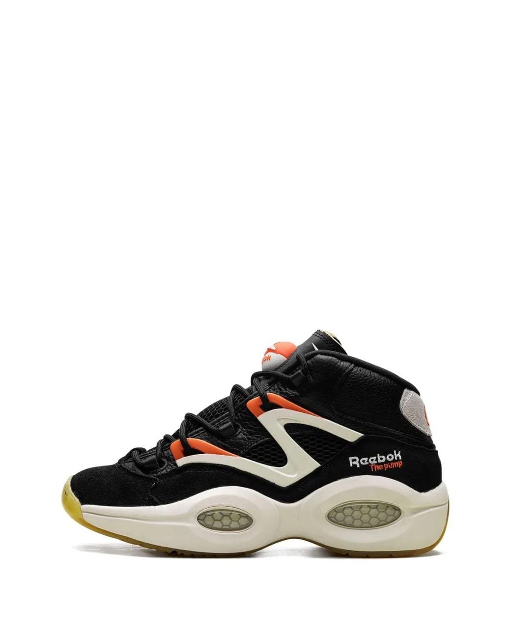 Reebok Black Question Pump Sneakers
