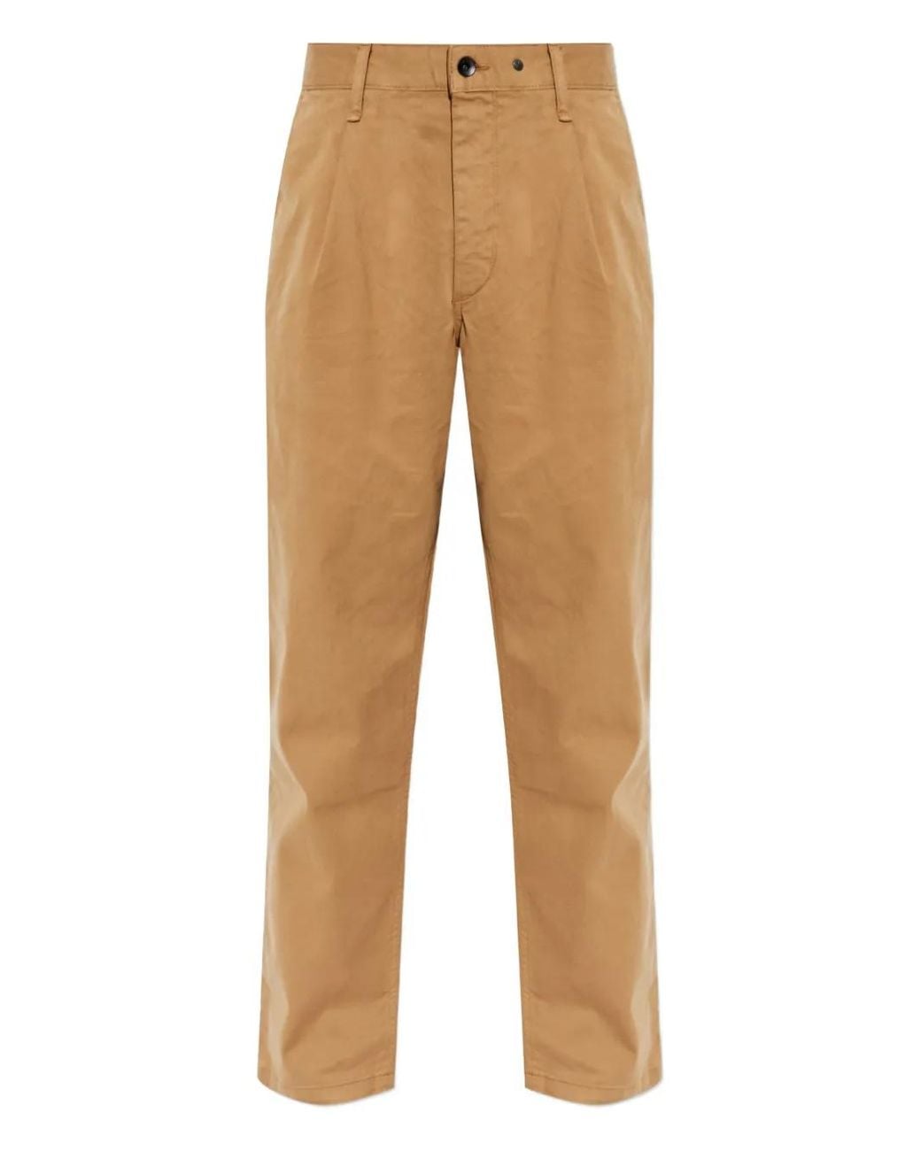 Rag & Bone Natural Evan Pleated Chino Trousers for men