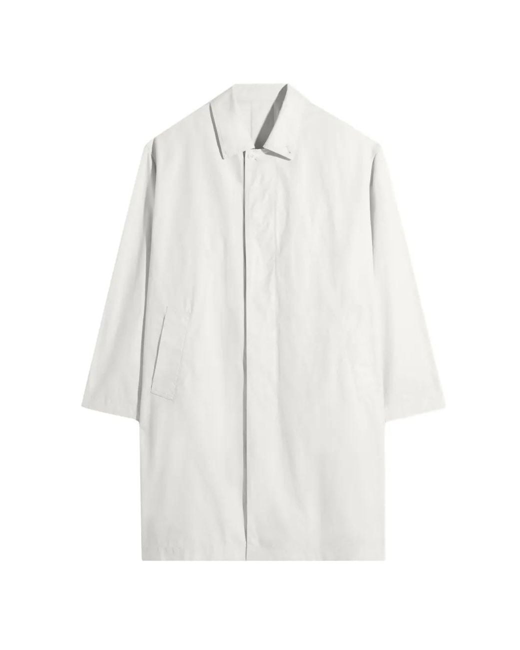 Lemaire White Car Coat