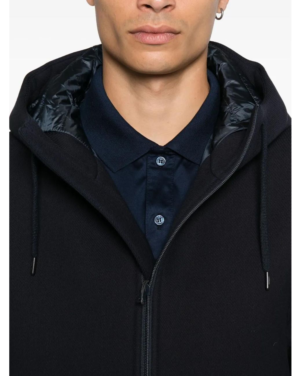 Herno Kapuzenjacke Mit Reißverschluss in Blue für Herren