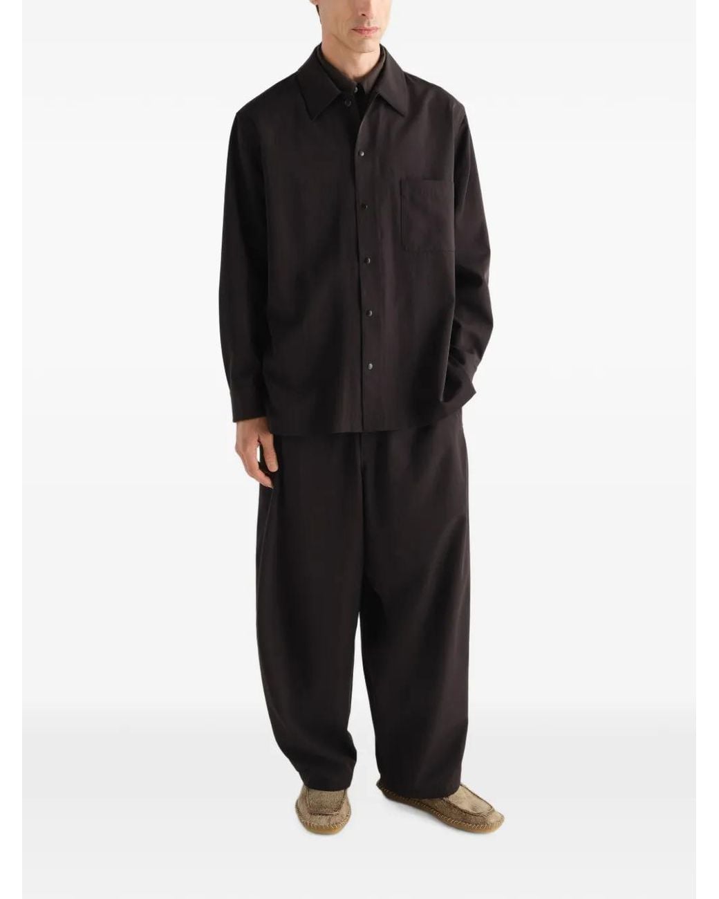 Lemaire Gray Jogger Pants for men