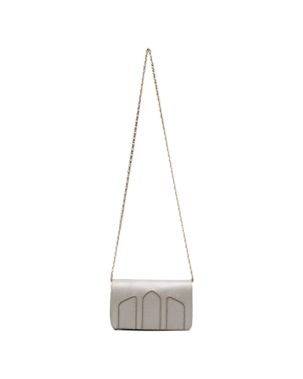 Delage White Sac À Bandoulière En Cuir