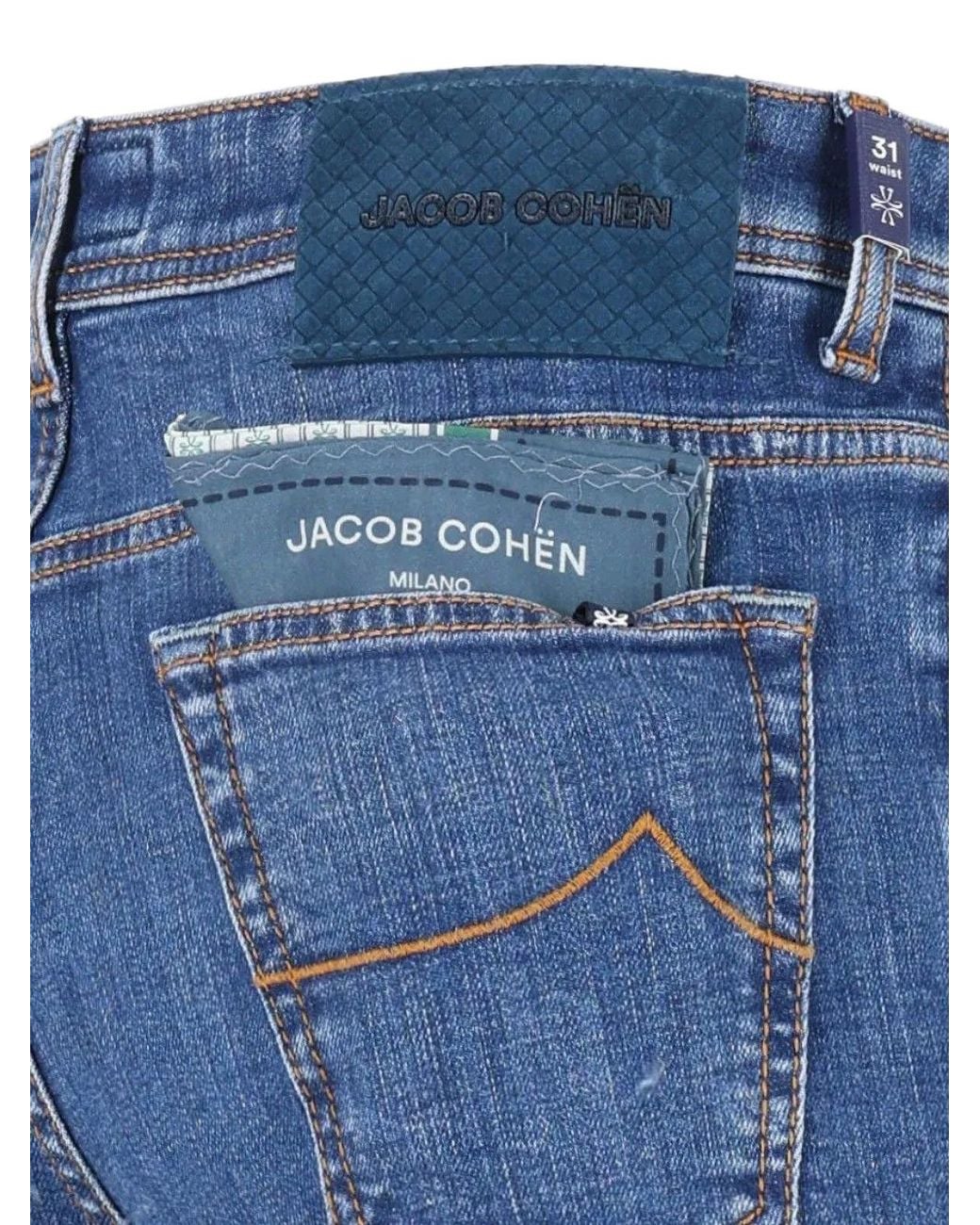 Vaqueros Slim Scott Jacob Cohen de hombre de color Blue