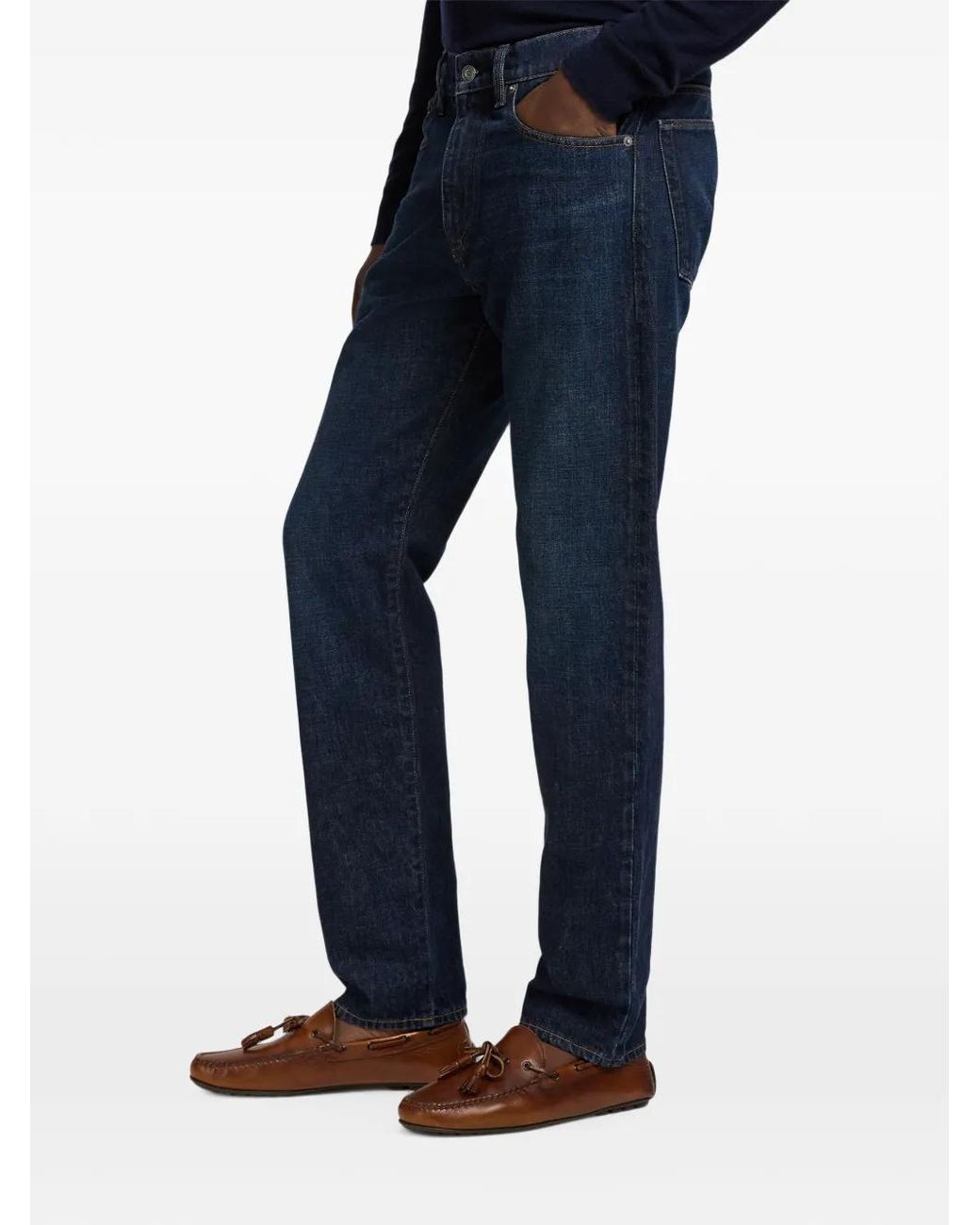 Ralph Lauren Blue Straight-Leg Jeans for men