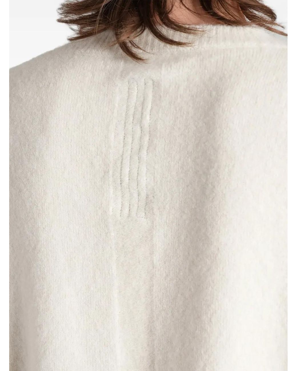 Rick Owens White Tommy V-Neck
