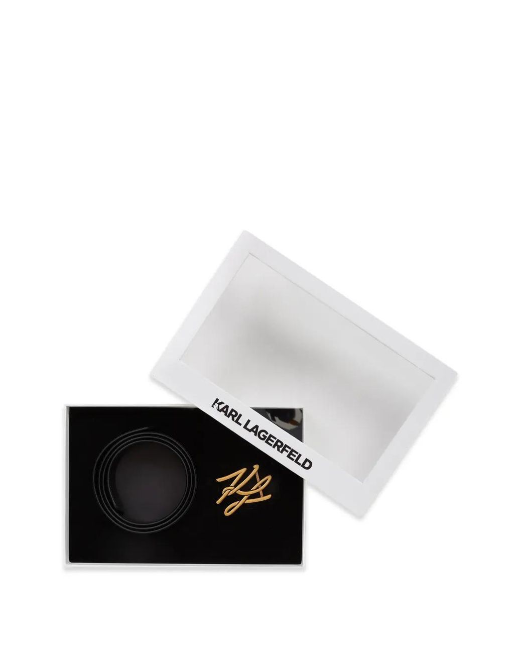 Karl Lagerfeld Black K/Autograph Belt