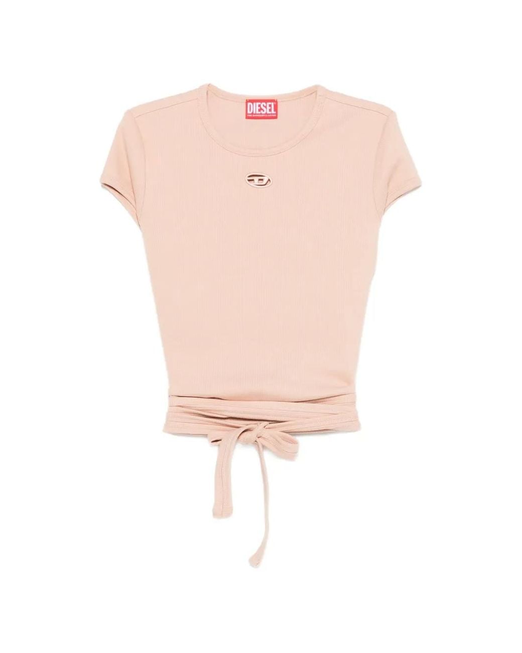DIESEL Pink Cotton T-Shirt