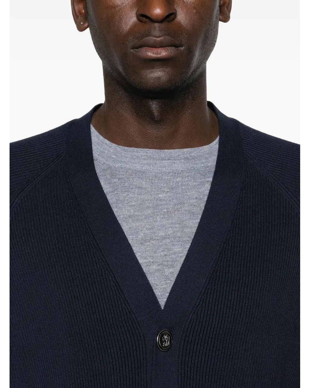 Brunello Cucinelli Blue Sweaters & Knitwear for men