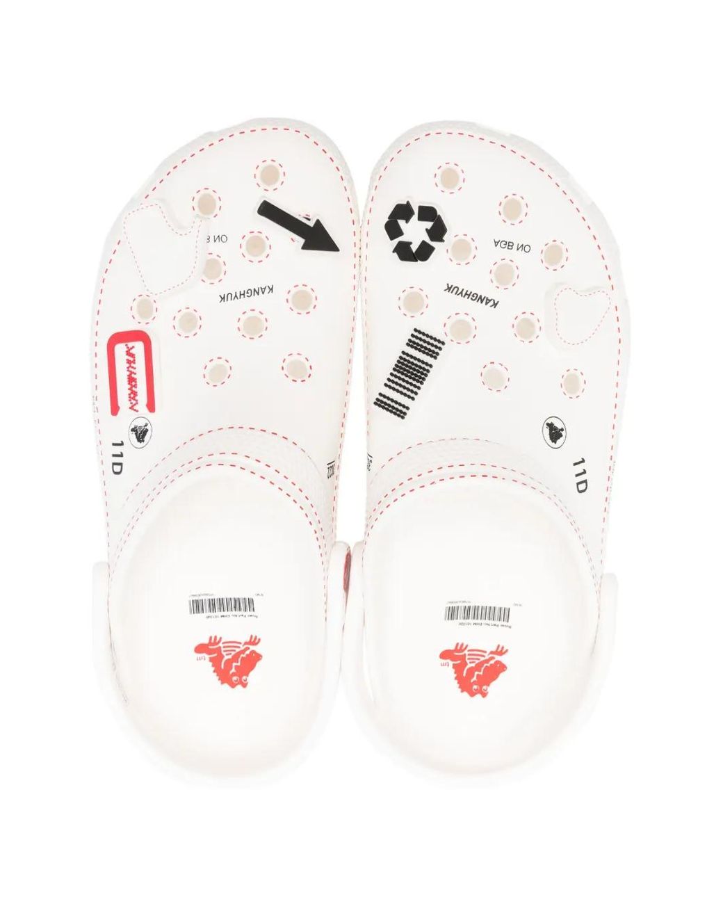 KANGHYUK White X Perforated-Design Slides