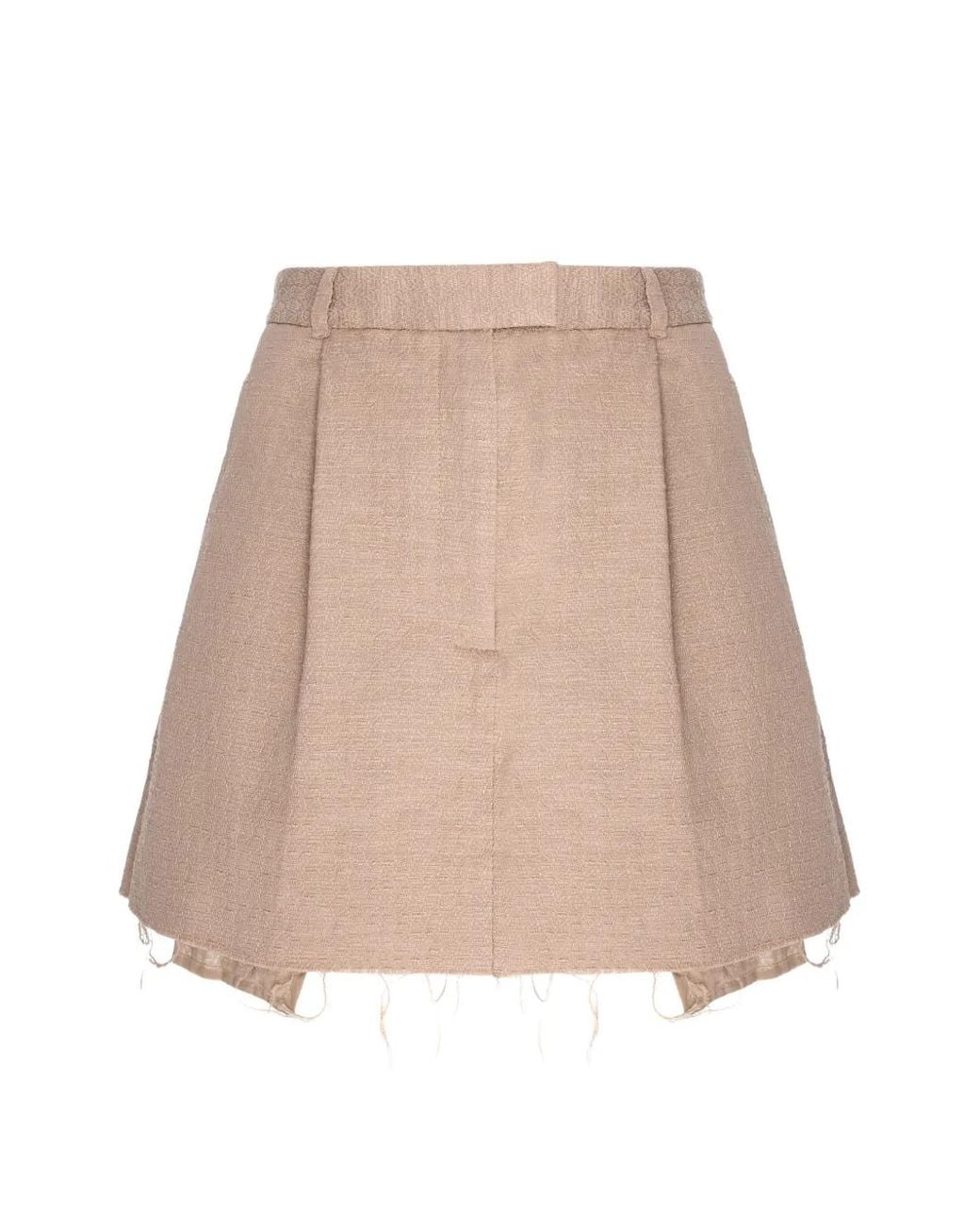 CuAnna Natural Doubleyou Frayed-Edge Suit