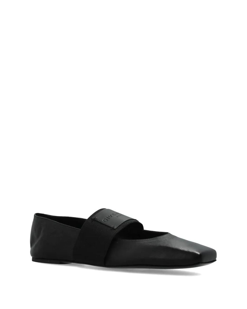 Givenchy White Sliced Square Ballerina Tonal