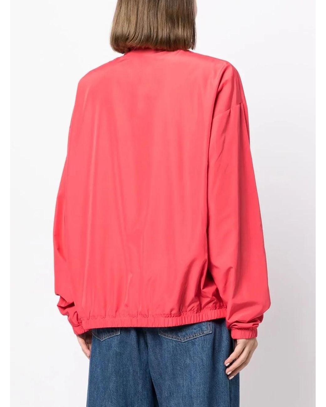 Opening Ceremony Pink Logo-Patch Windbreaker Jacket